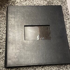 Black Photo Album with Display Window